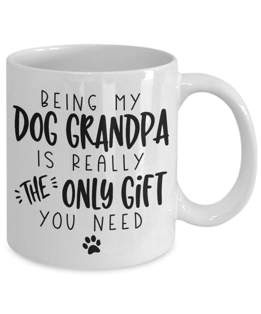 Dog Grandpa Mug - Perfect Christmas Gift for Dog Lovers