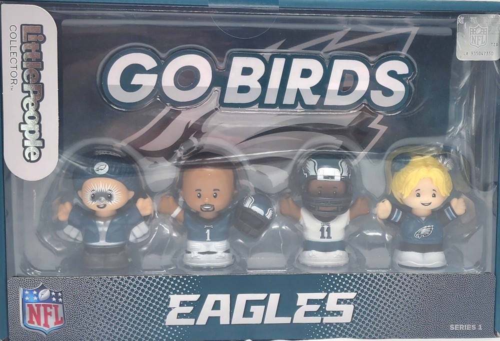 Fisher Price Little People Collector NFL Philadelphia Eagles Set NWT SEALED
