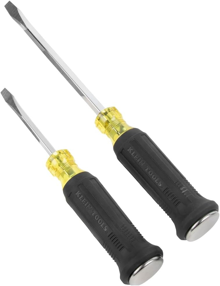 Klein Tools 85442DD Demolition Screwdriver Set with 1/4-Inch Black Shaft