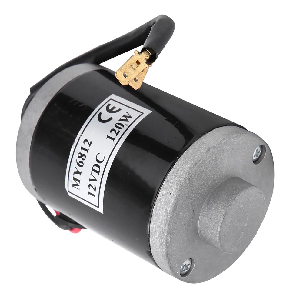 new MY6812 12V 120W High Speed Small Brush Motor With Belt Pulley Electric