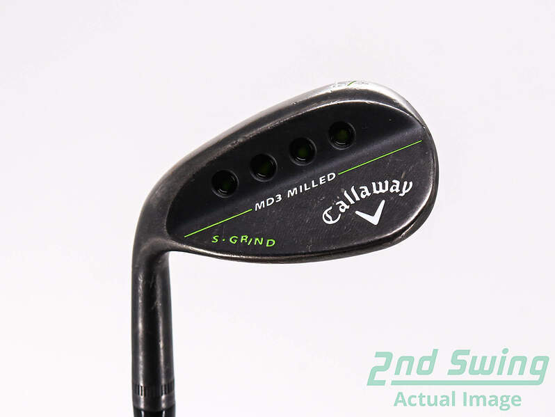 Callaway MD3 Milled Black S-Grind Lob Wedge 60° Steel Left-Handed 35in