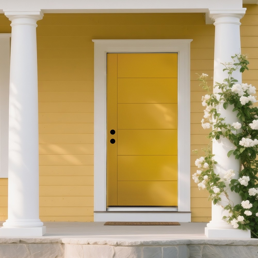 36x80 Fiberglass Entry Door RH Inswing with Vinyl Frame 4-9/16 Jamb