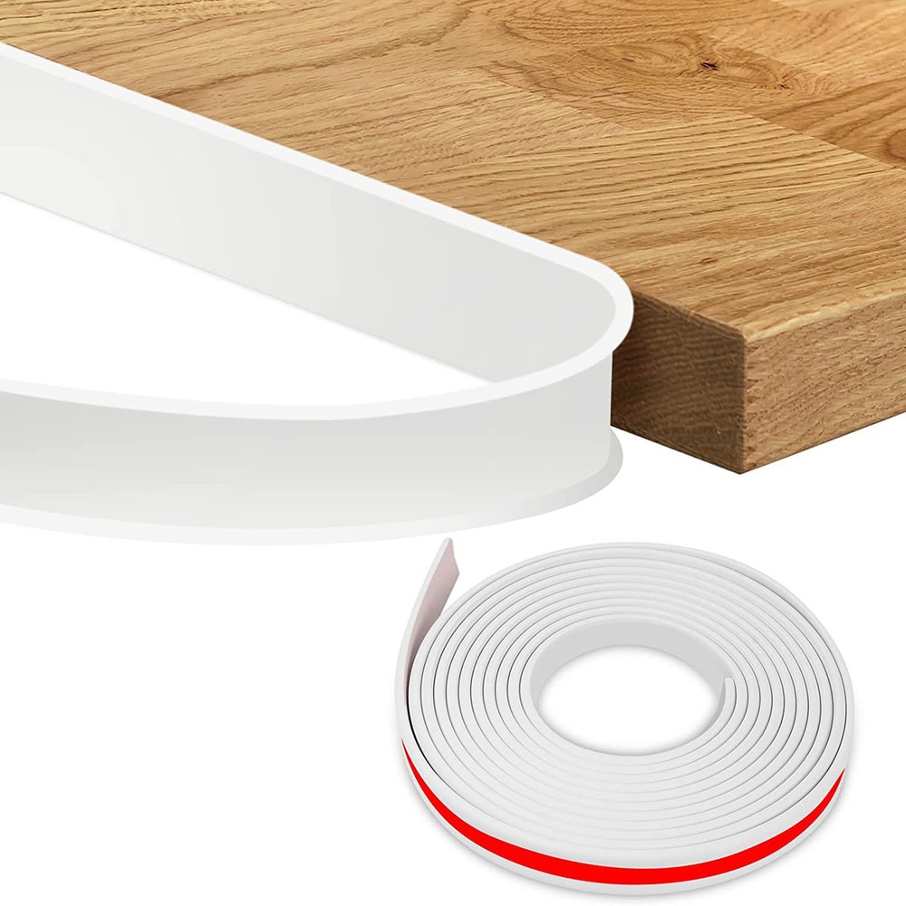 1 Roll 5m Ceiling Edges Tape Shockproof Beautify Flexible Furniture Edge Tape