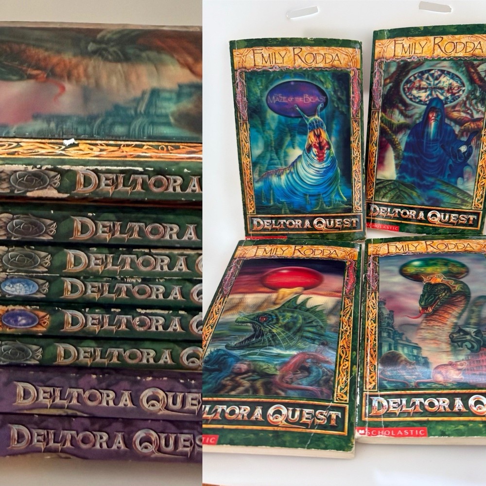 Deltora Quest Lot (by Emily Rodda (Paperback, 2004) 8x Holographic Cover