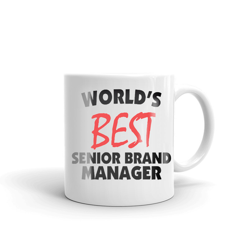 World's Best Senior Brand Manager Coffee Tea Ceramic Mug Office Work Cup Gift