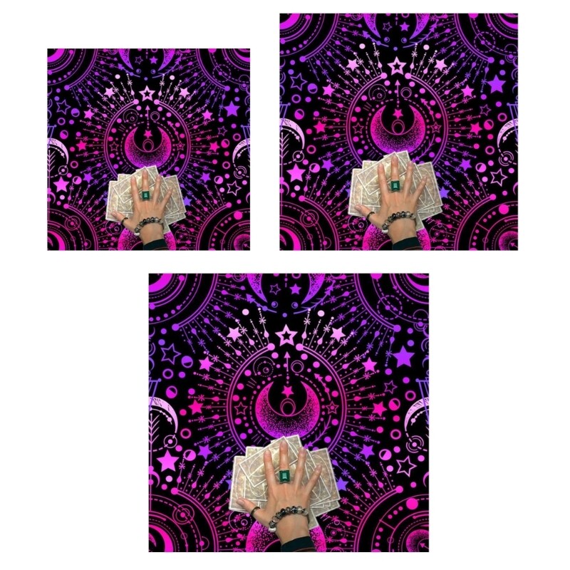 Tarot Cards Tablecloth Altars Cloth Oracles Divinations Board Game Accessories