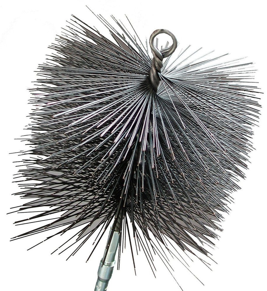 8-Inch Square Chimney Cleaning Brush by Rutland 16508