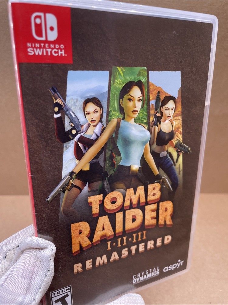 Tomb Raider Remastered Nintendo Switch CIB Complete in Box Mint Condition
