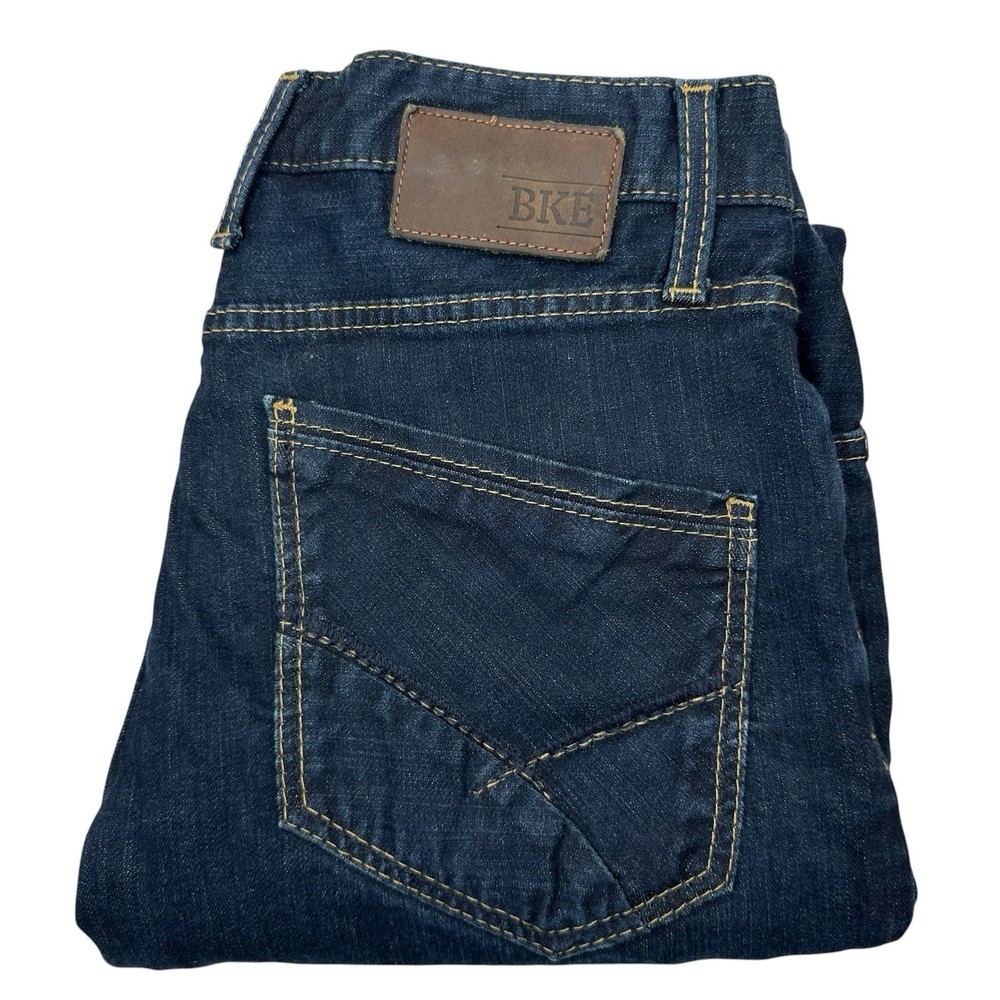 BKE Jake Straight Leg Jeans Mens 32x34 Blue Denim Medium Wash Mid Rise Stretch