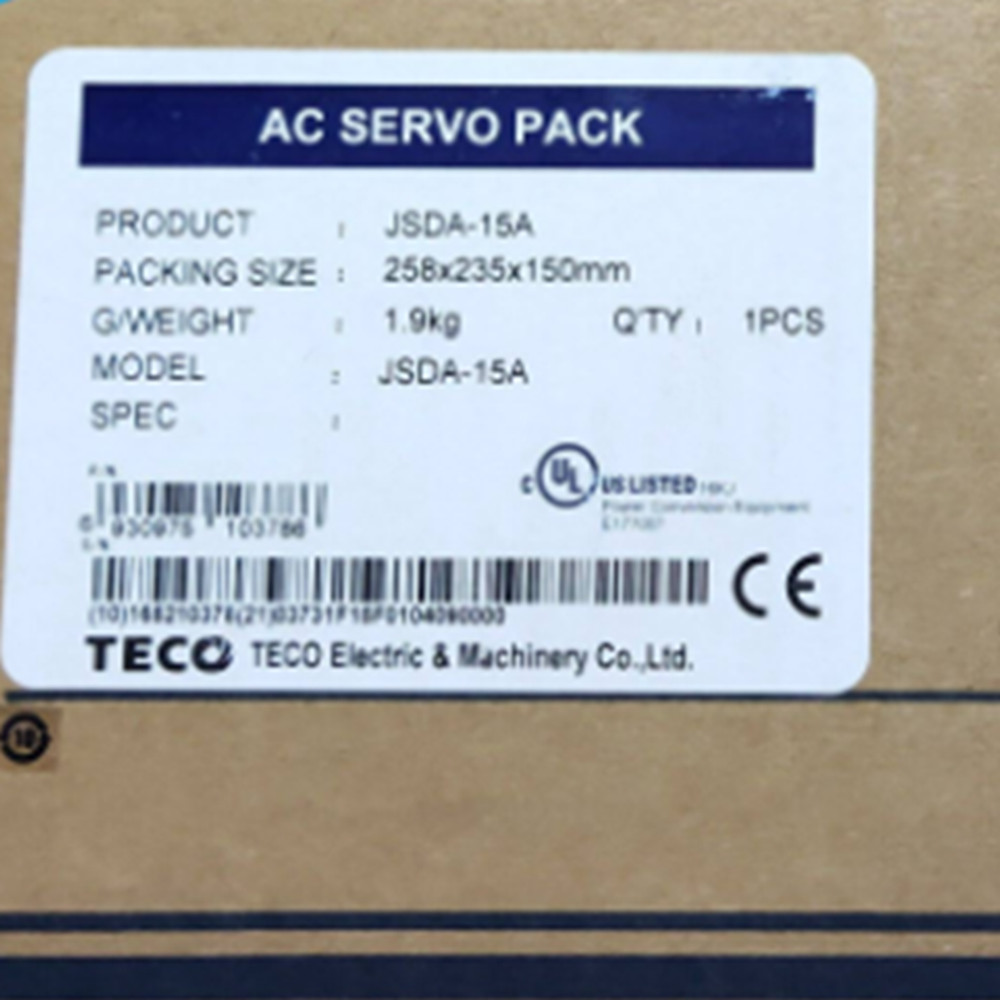 NEW TECO JSDA-15A Servo Driver Quality assurance spot stock fast shipping