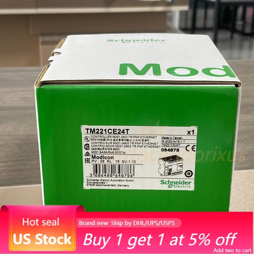 TM221CE24T  In Box  Controller TM221CE24T    US Free TAX