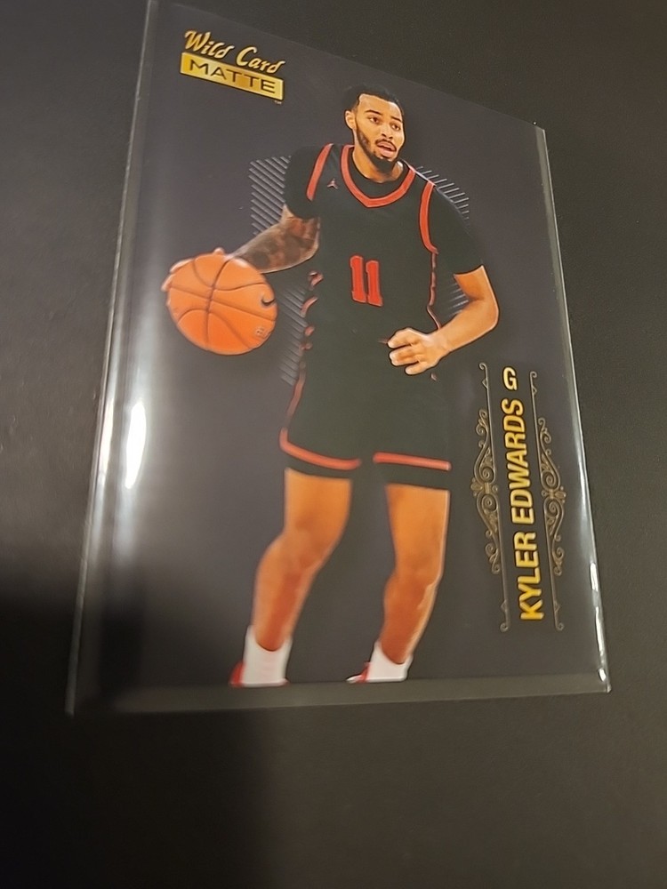 KYLER EDWARDS 2022-23 Wild Card Matte RC PISTONS Black SP