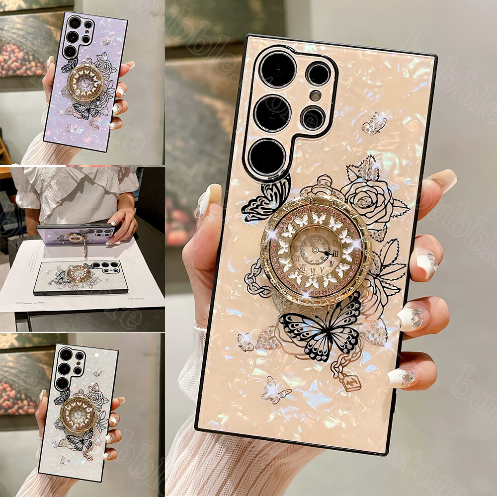 Cober cover Para Samsung Galaxy S24 S23 S22 Ultra cáscara protectora con Stent