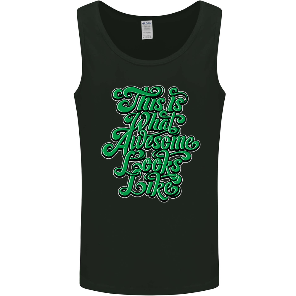 This Is What Awesome Looks Like Funny Mens Vest Tank Top
