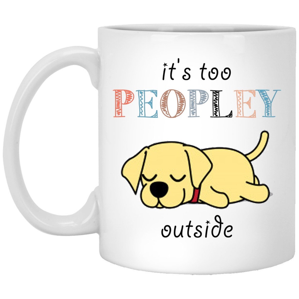Funny Labrador Dog Lover Mug White Gift for Dog Moms