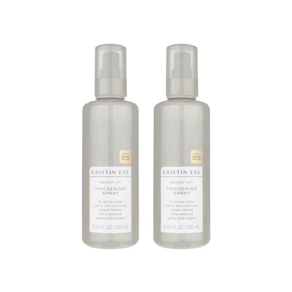 Kristin Ess Instant Lift Thickening Spray 8,45 fl oz, Pack of 2, Without Lid