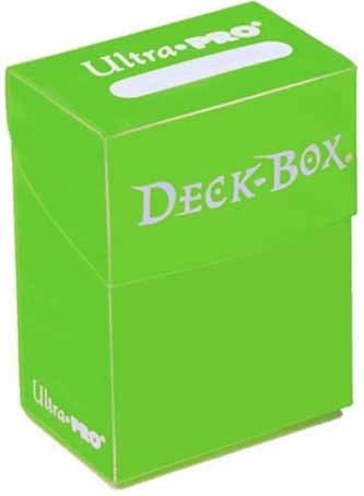Solid Deck Box - Light Green Ultra Pro GAMING SUPPLY BRAND NEW ABUGames