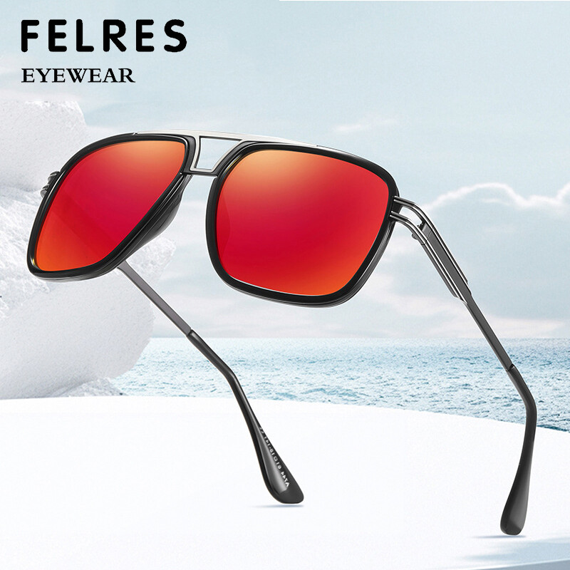 Men Square Polarized Sunglasses Fashion Outdoor Driving Shade Glasses UV400 New