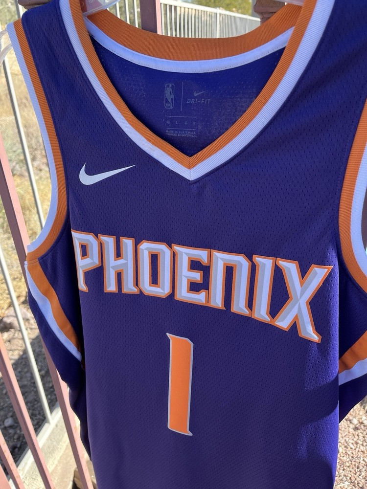 NBA PHOENIX SUNS DEVIN BOOKER OFFICIAL NIKE JERSEY CLASSIC EDITION SIZE LARGE