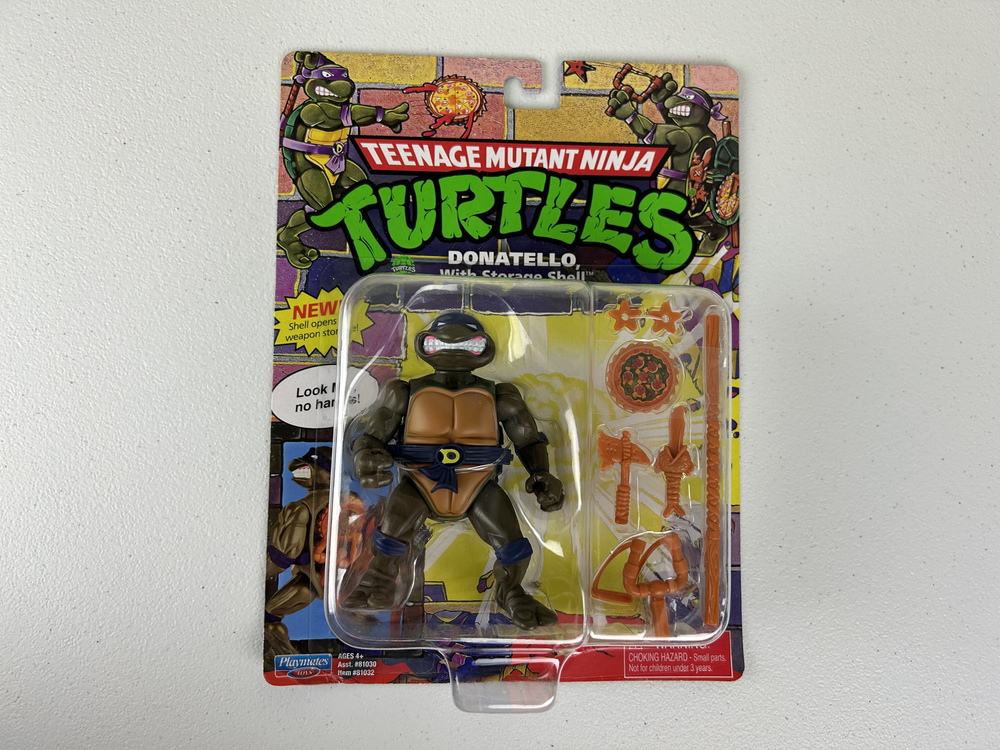 2023 Unopened TMNT Classic Series Donatello Figure with Storage Shell Purple Donnie