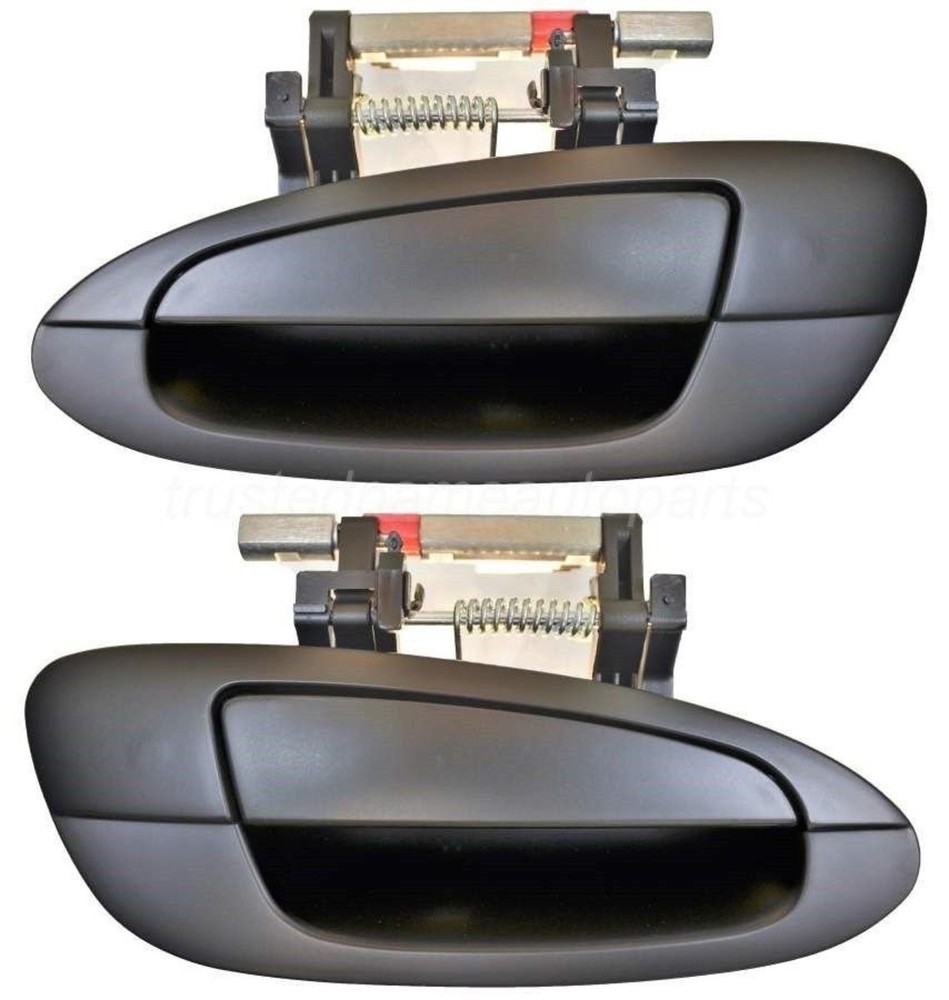 fits 2002 to 2006 Nissan Altima Exterior Door Handle Rear Left and Right Black