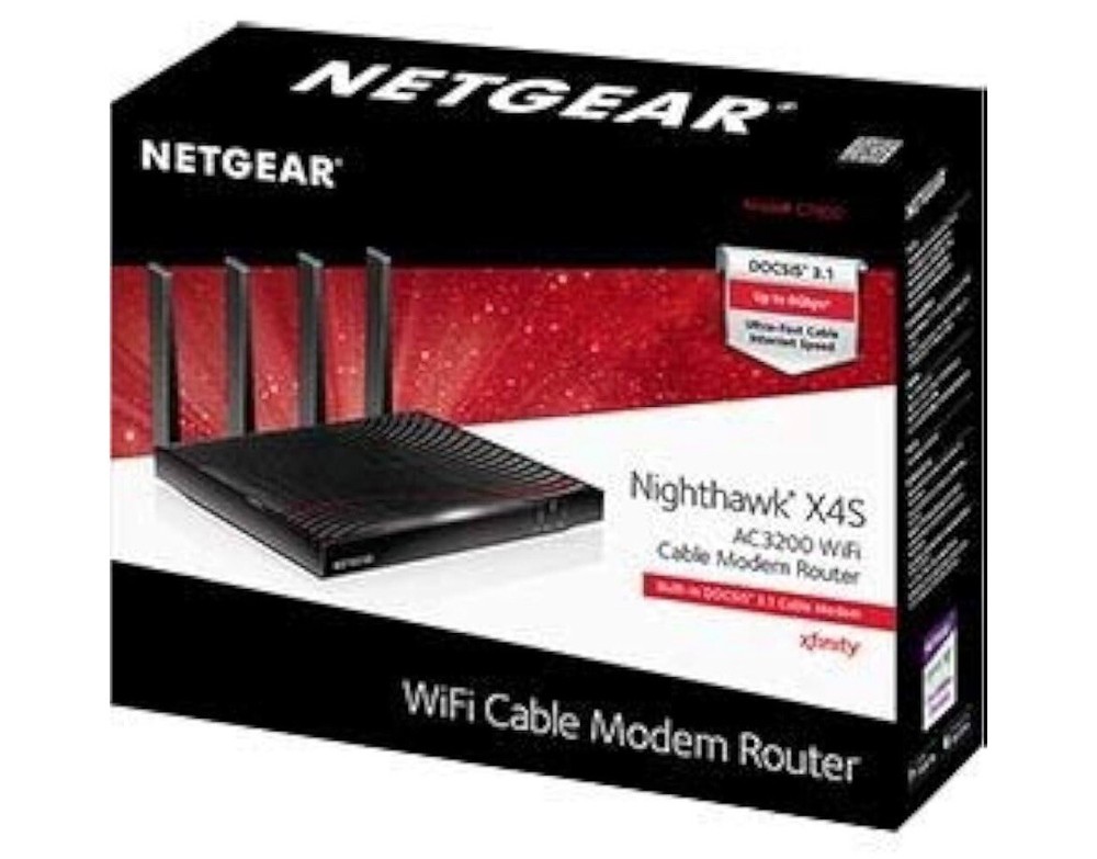NETGEAR Nighthawk X6 Smart WiFi Router (R8000), AC3200 Tri-Band Wireless Speed