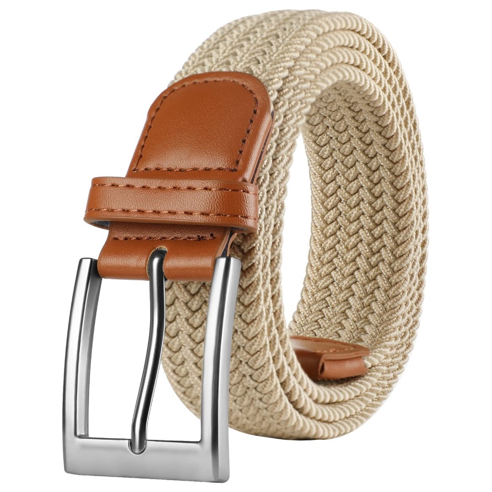 Mens Belt, Stretch Elastic Casual Woven Sport Golf Braided Belts for Men,Gift...