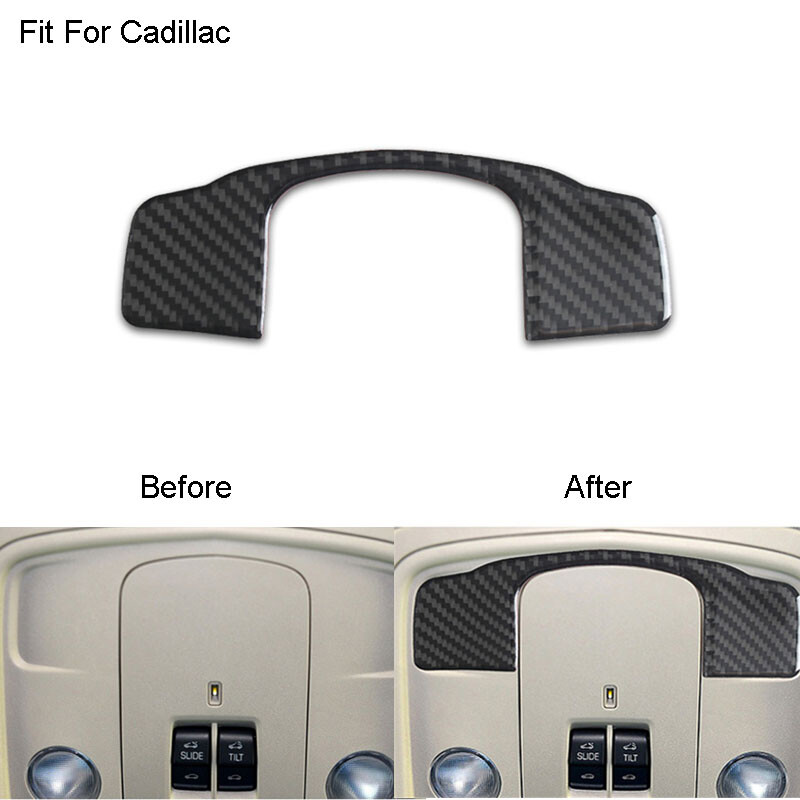 Upgrade Your 2013-2019 Cadillac ATS with a Carbon Fiber Front Light Panel Cover Trim