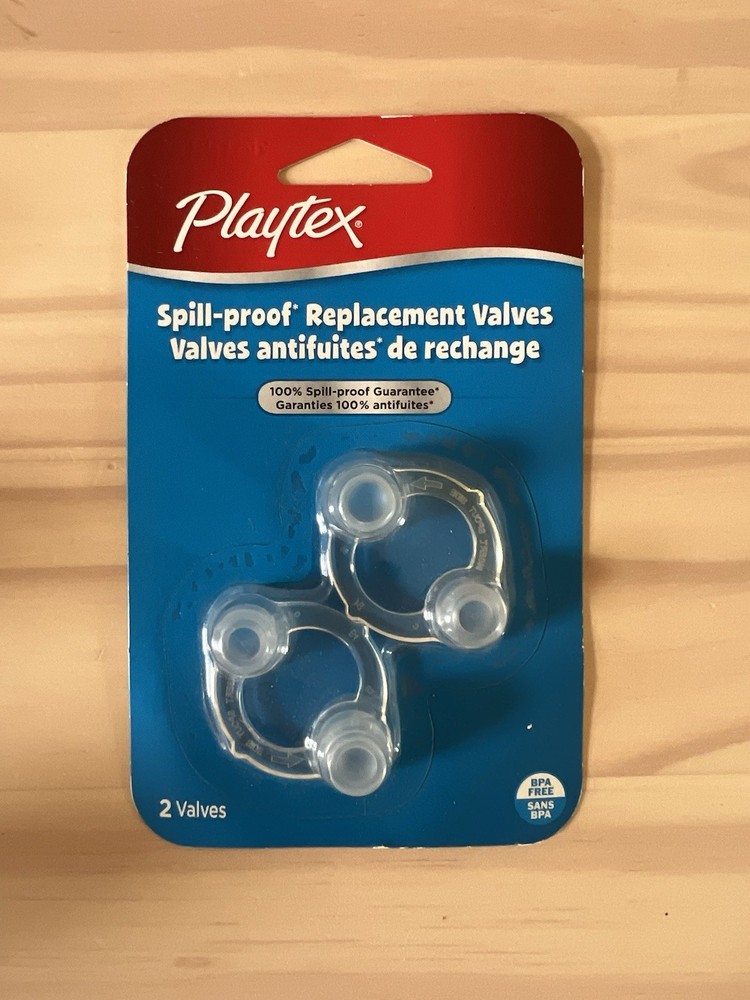 Playtex Spill-Proof Replacement Valves for Drinking Cups New Sealed