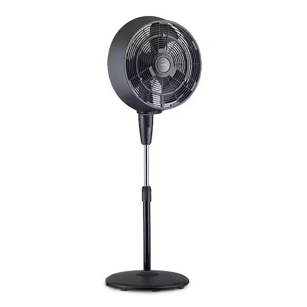 Newair 18 in. 3-Speed Wide-Angle Oscillating Outdoor Misting Fan