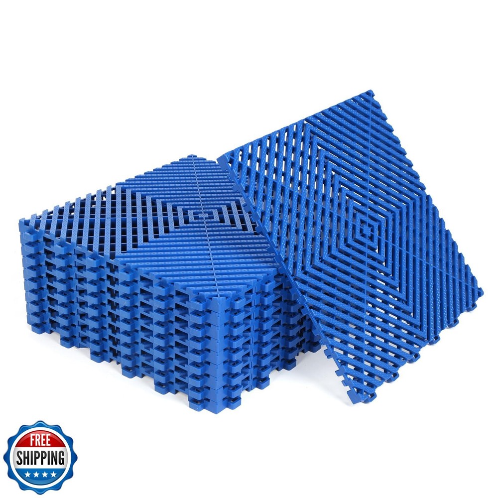 smabee 12Pack Modular Interlocking Grille Tile 12