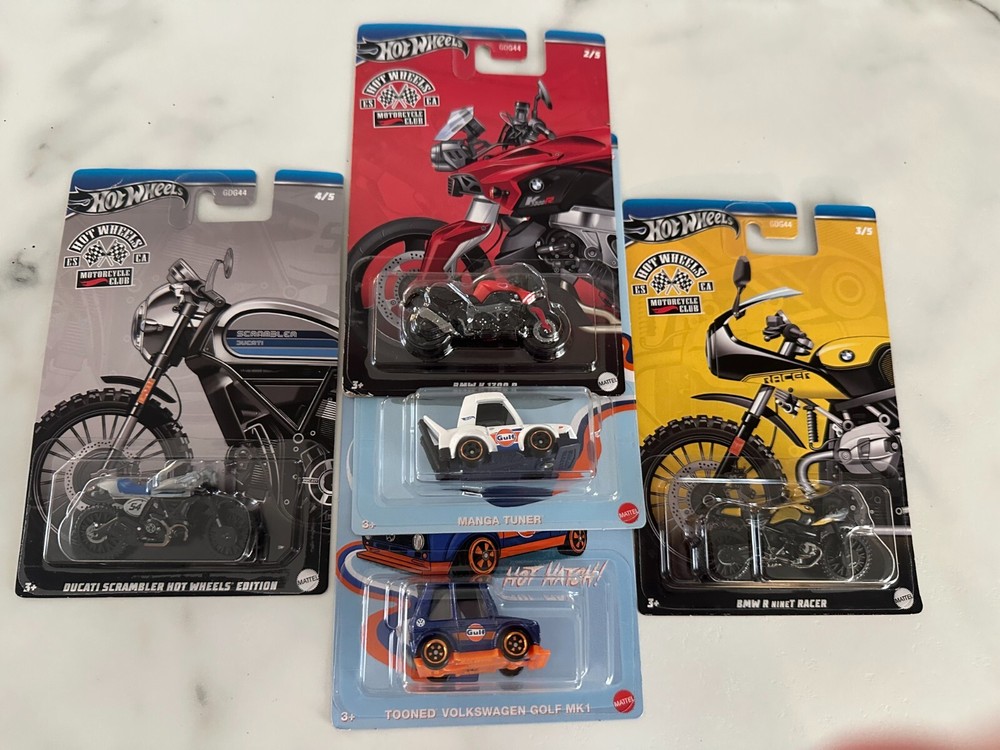 #HOT WHEELS ## MOTORCYCLE CLUB ####TOOND SILVER SERIES## NEW GREAT CONDITION ###