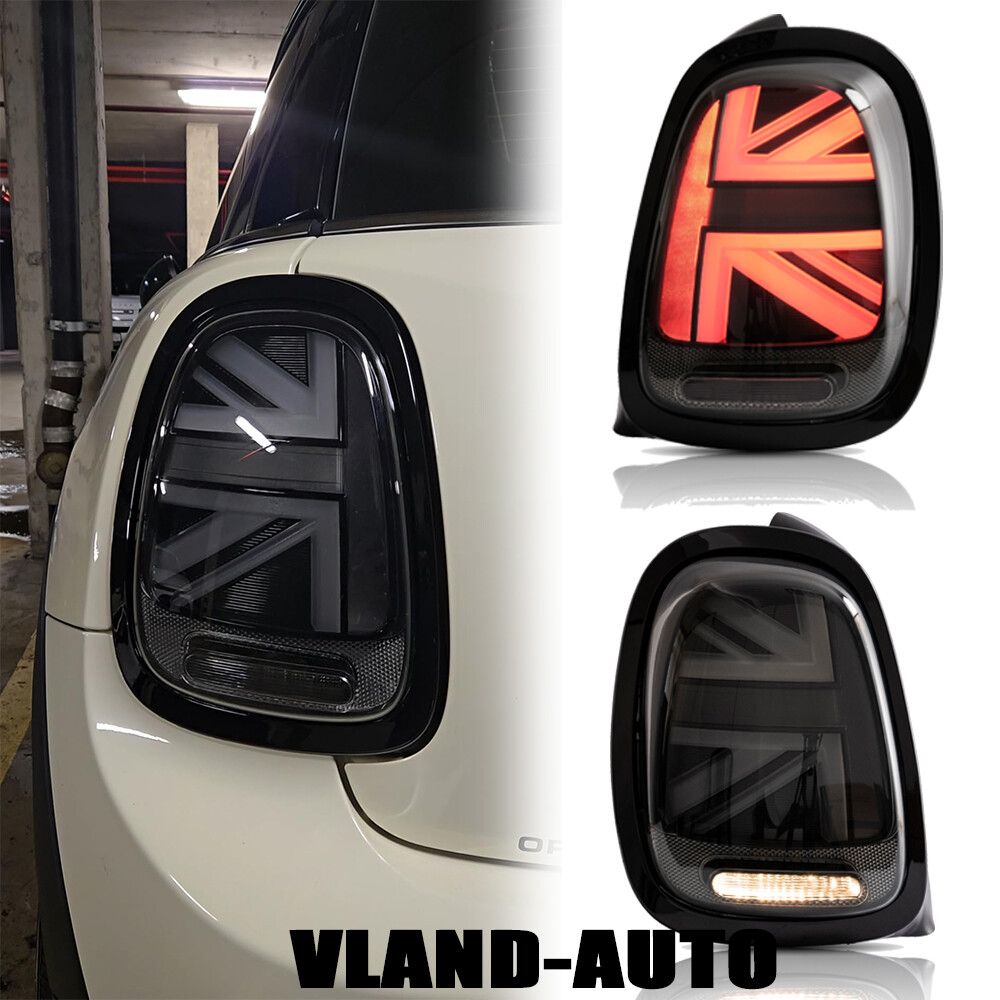 Smoked Pair Fit BMW Mini Cooper F55 F56 F57 2014-2023 LED Tail Lights Left+Right