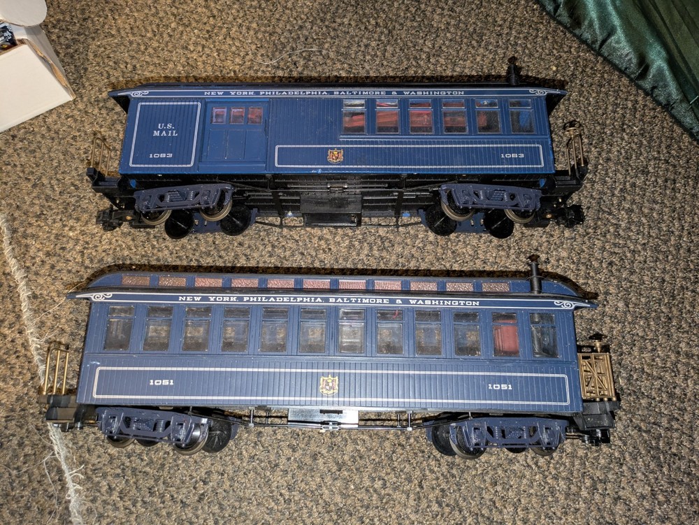 Bachmann Big Hauler G Scale B&O Royal Blue Passenger Coach Set