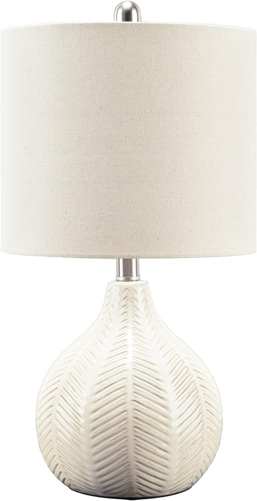 Ashley Rainermen 20-inch Modern Off-White Side Table 11x11x20