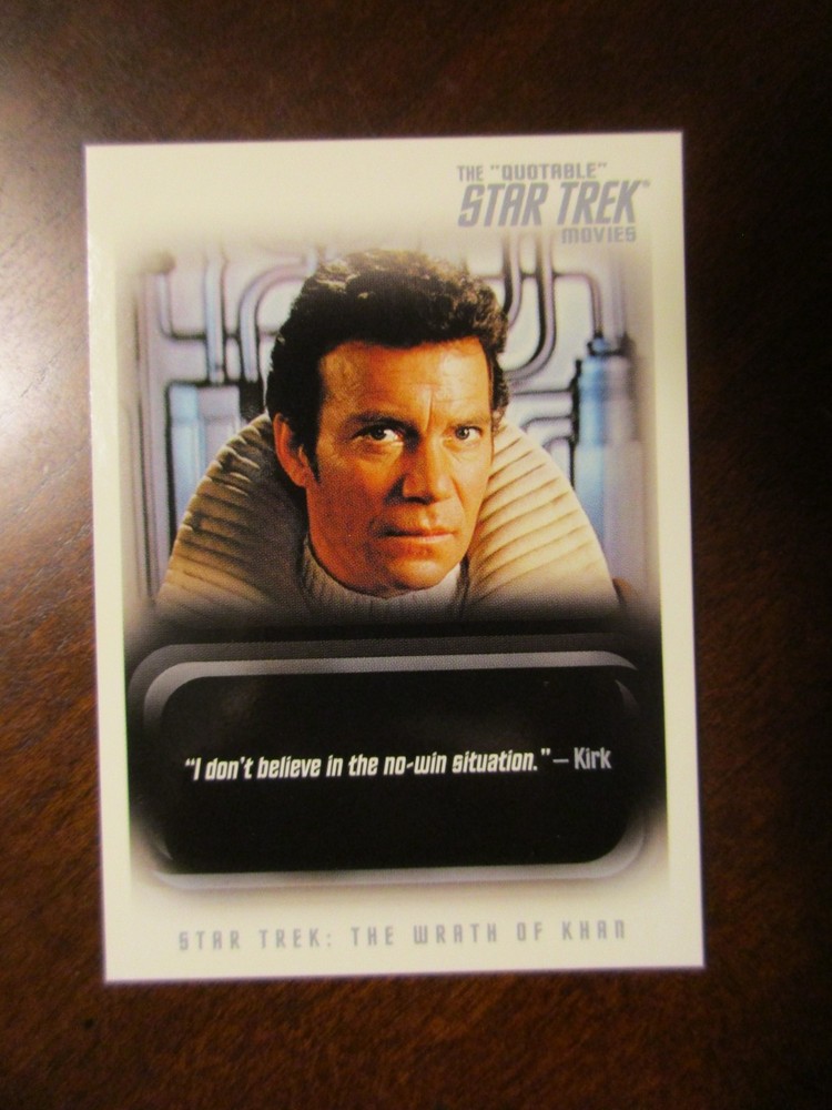 Star Trek The Quotable Movies Promo Card P2 Captain Kirk