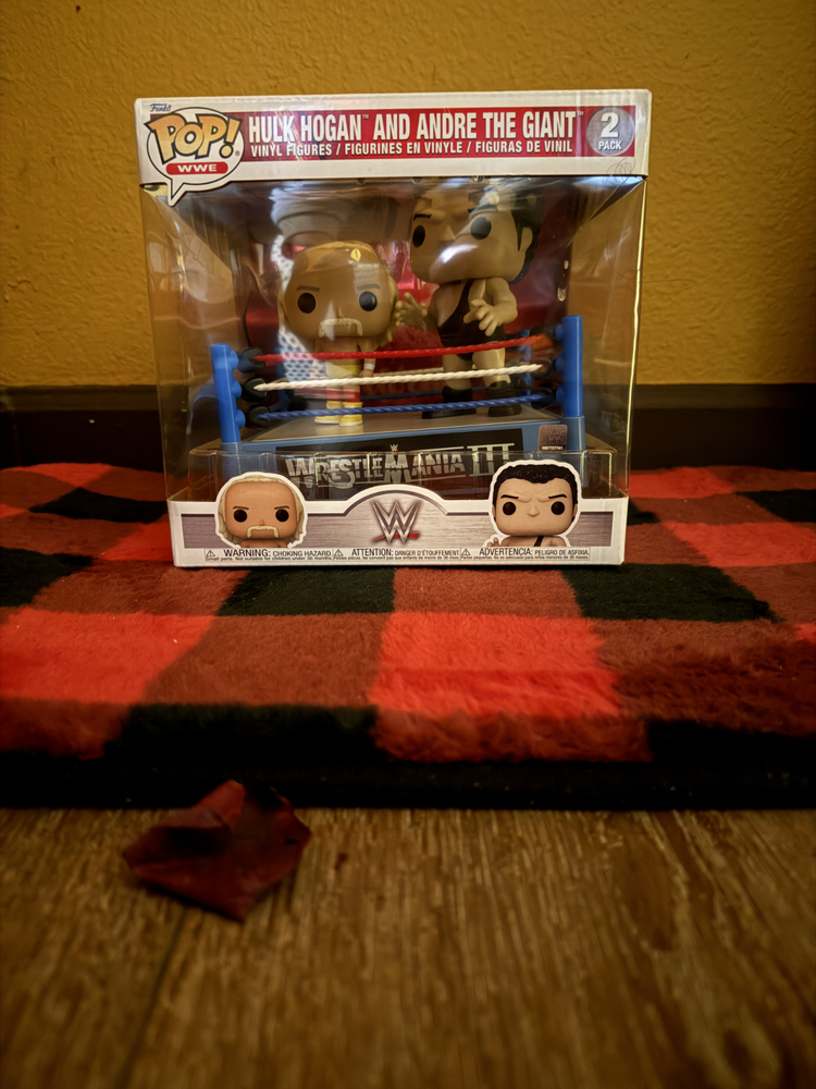 Funko Pop WWE Hulk Hogan & Andre The Giant 2-Pack  with Ring 2023 NIB