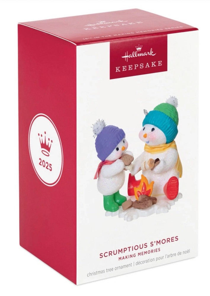 SOLD OUT Hallmark Keepsake Ornament 2025 Making Memories Scrumptious S'mores NIB