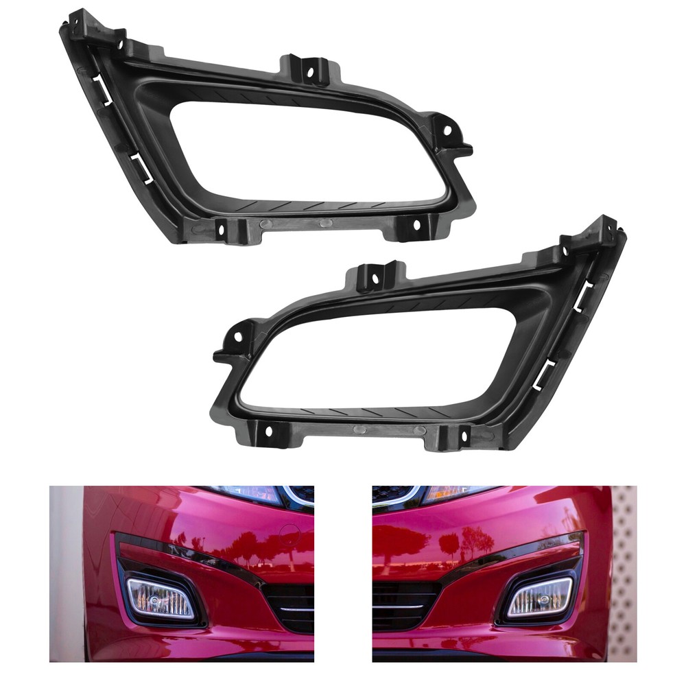 For Kia Optima 2014 2015 Left Right Hand Pair Fog Light Lamp Cover Bezel Trims