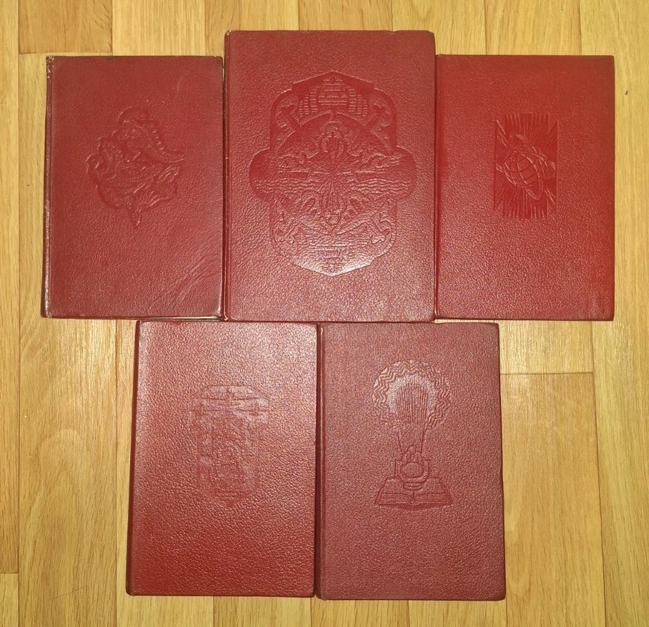 Bundle Of 5 Vintage Odhams Press Illustrated Hardback Books