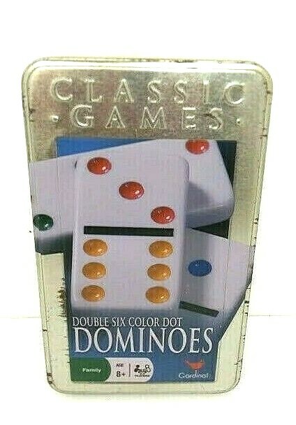 Cardinal Industries Dominoes Classic Games Double 6 Dot  NEW OPEN BOX IN STOCK