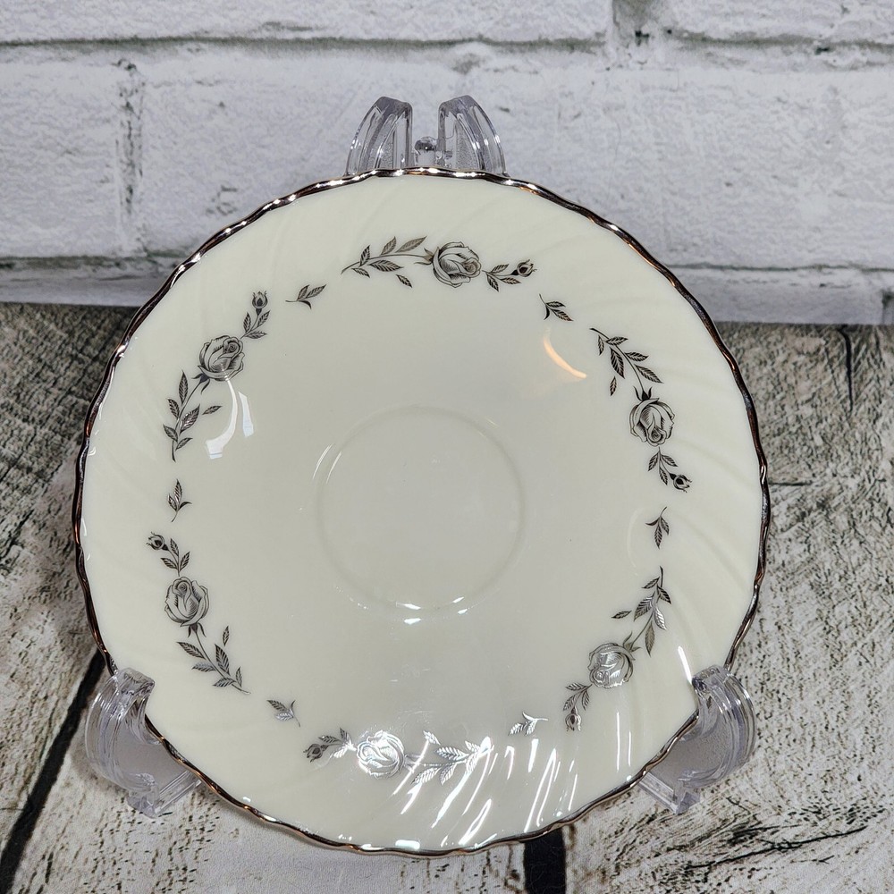 Vintage Lenox Rosemont 6-Inch Porcelain Saucer