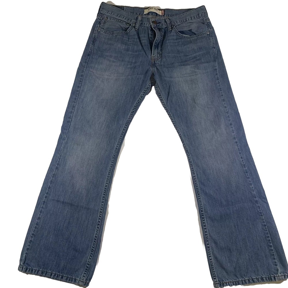 Levi’s Men’s 527 Boot Cut Denim Blue Jeans 34x30