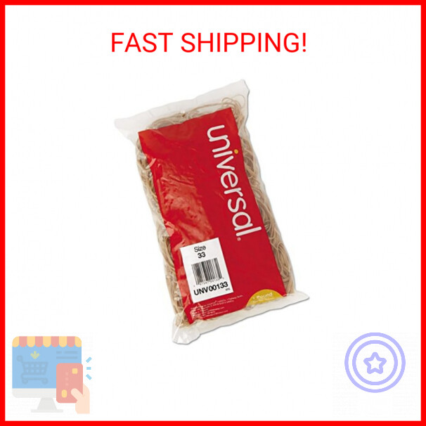 Universal Rubber Bands Size 33 - 1 Pound Bulk Pack for Office or Home