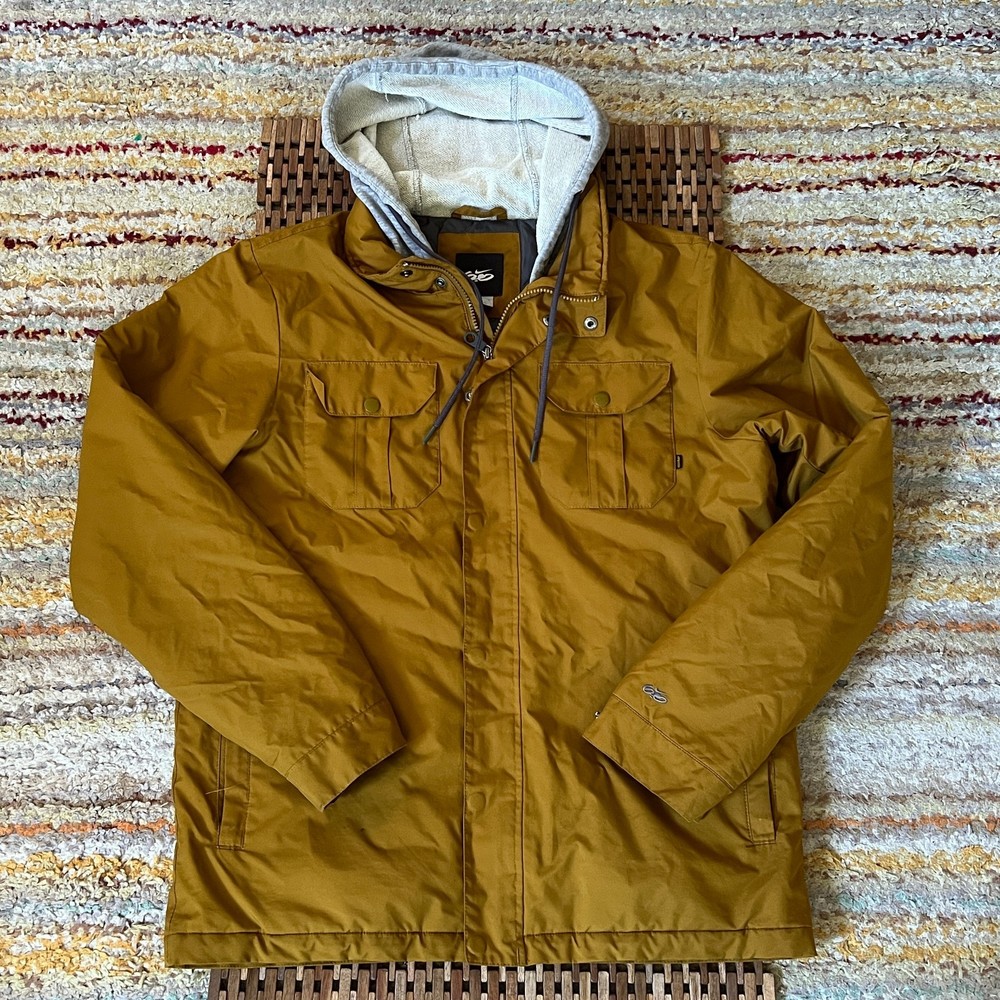 Nike 6.0 Hoodie Hoody Puffer Jacket Mustard Yellow Men's Size Medium M