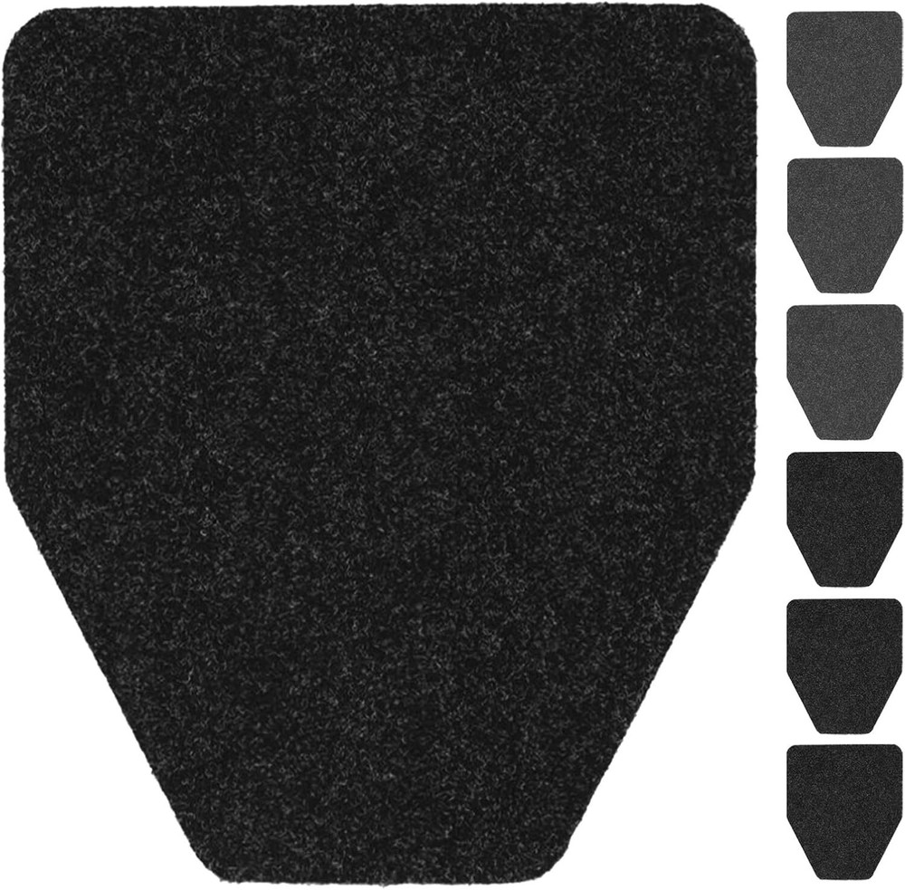 6 Pack Urinal Mats for Men Commercial Bathroom Floor Protection