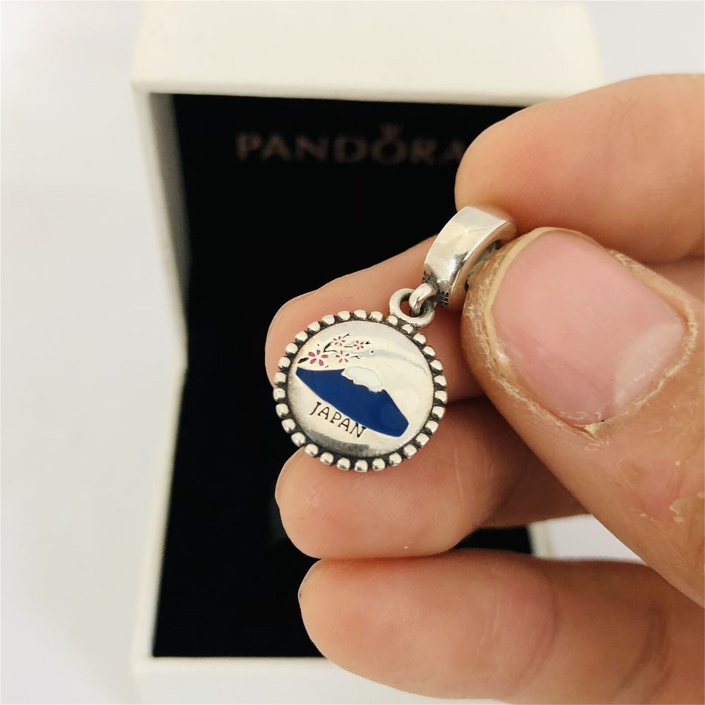 Pandora Japan Mount Fuji travel Exclusive Dangle Charm  S925 Silver with box