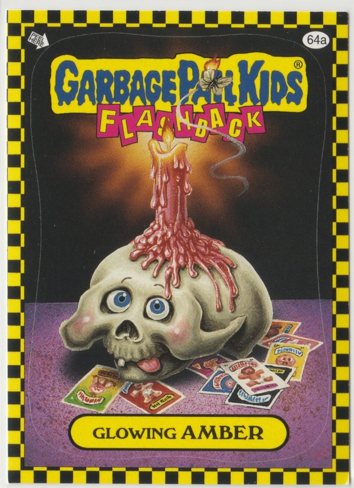 Glowing Amber #64a Garbage Pail Kids 2010 Flashback Series 1 FB1 GPK Card