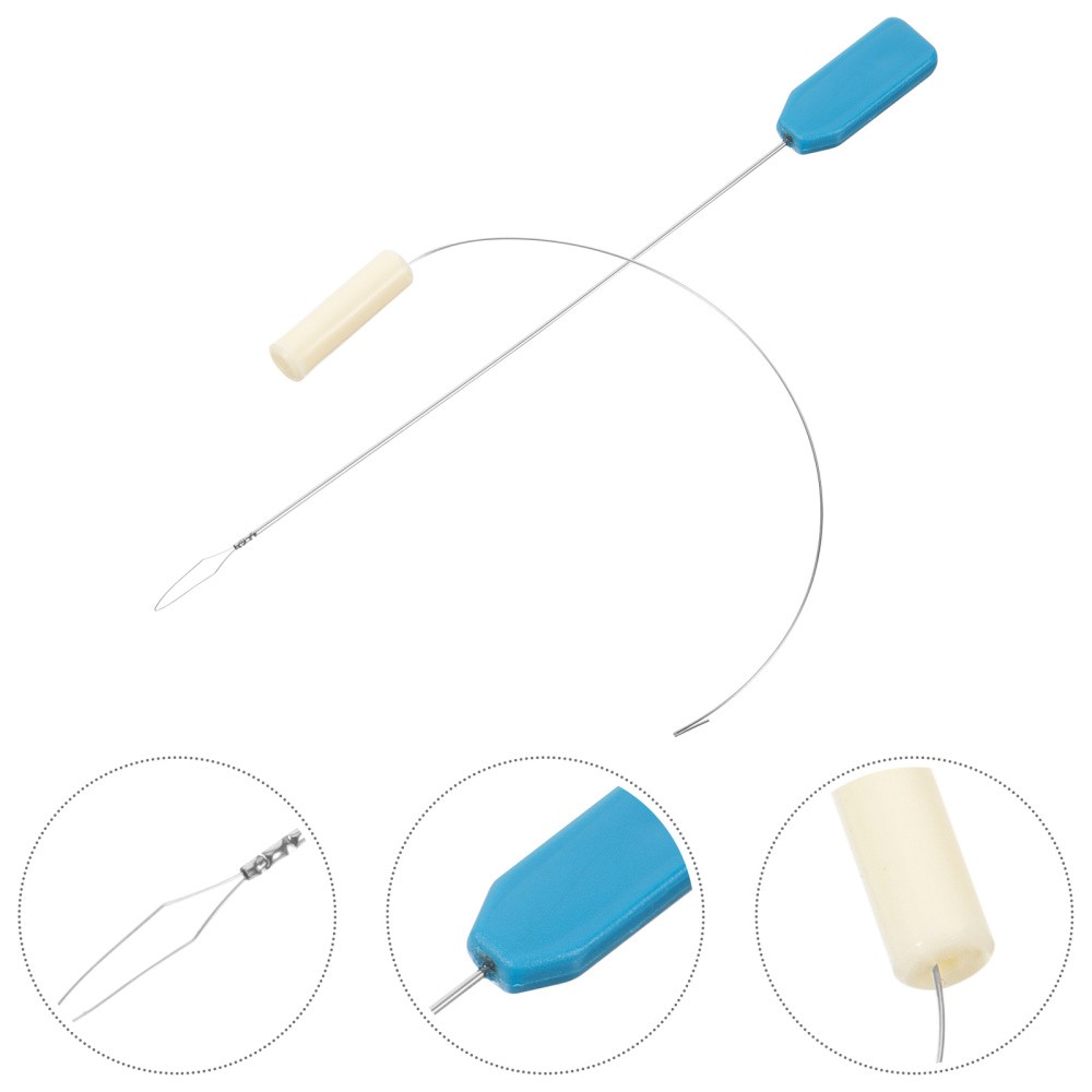 Easy-Use Needle Threader Tool for Sewing and Drawstring Insertion  