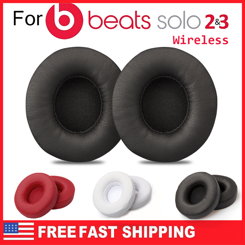 1/2 Pair Replacement Ear Pads Cushion Cover For Beats By Dr Dre Solo 2/solo 3